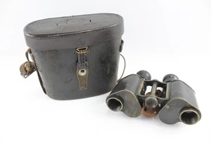 Vintage Carl Zeiss Jena Marineglas 6x Military Binoculars Mechanically Working - Picture 1 of 6