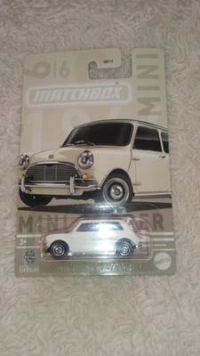 2024 Matchbox Mini Series #6 1964 Austin Mini Cooper WHITE - Image 1 of 4
