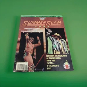 WWF SummerSlam 92 Program Magazine WWE  Souvenir Edition Summer Slam - Picture 1 of 4