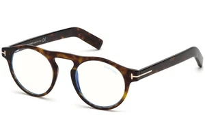 Tom Ford FT5628 052 Havana Eyeglasses 49mm Square Frame – Authentic Italy - Picture 1 of 6