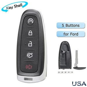 Key Fob Remote Shell Case Replacement for 2014 2015 2016 Ford Escape Titanium - Picture 1 of 9
