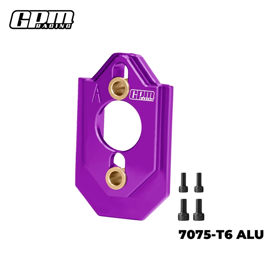 GPM 7075 Alloy Adjustable Motor Mount ARRMA 1/16 Quake Grom Gorgon Grom ARA-2598 - Image 1 of 4