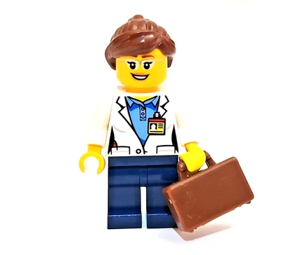 Lego Mujer Ingeniera Espacial NASA Cohete Científico Minifigura Astronauta Tripulación Foto 1 de 2