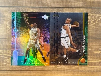 1998-99 Topps Finest Paul Pierce Rookie with Peel #235 & Upper Deck Encore #RE3  - Image 1 of 4