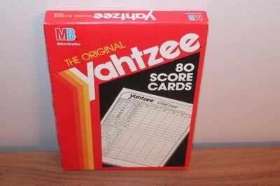 Original Yahtzee Score Pads 80 Score Cards 1991 New Sealed - Image 1 of 4