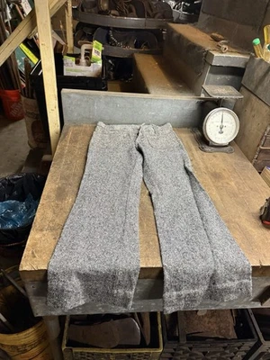 Vintage 1970s H.I.S For Her Retro Hippy Tweed Pants Womens Clothing Workwear USA - Image 1 of 4