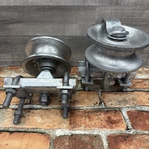 Rodillos de puerta corredera de riel de puerta enrollable de eslabón de cadena acero galvanizado K9 - Imagen 1 de 10