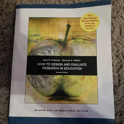 How to Design and Evaluate Research in Education by Wallen, Norman E. Paperback - Image 1 of 2