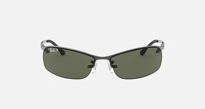 Gafas de sol Ray-Ban RB3183 004/9A 3P 63-15 Gunmetal con lente degradada verde NUEVO Foto 1 de 4