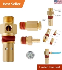 Premium Brass Check Valve & Fittings for Air Compressors - Easy Install - Picture 1 of 8