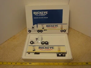 Ertl Navistar semi truck tractor trailer, Buckeye Pet Foods, 1/64 diecast model. - Picture 1 of 7