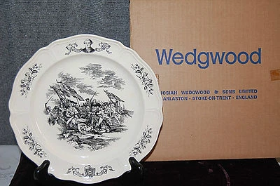 Placa Wedgwood Massachusetts 200 aniversario 6º estado 1976 en caja S3810 Foto 1 de 4