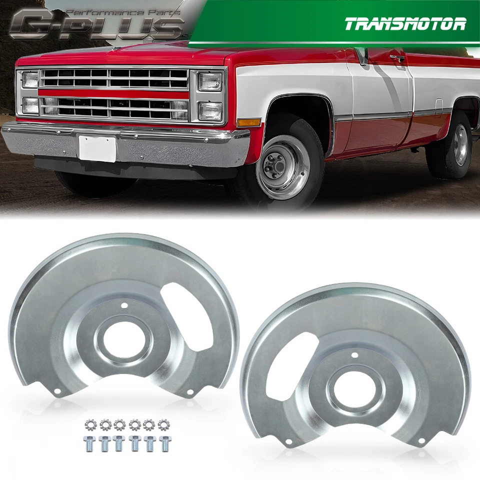 Disc Brake Dust Shields Backing Plates Fit For 1971-1987 Chevy C10,gmc C15 Truck - Image 1 of 4