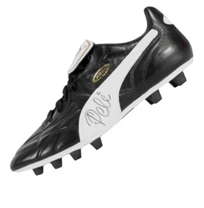 Pele signierter Stiefel: Puma King Autogrammstolle - Bild 1 von 1