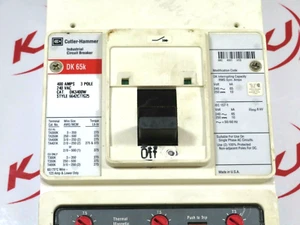 Eaton Cutler-Hammer DK3400W Circuit Breaker 400A 3-Pole 240VAC 250VDC - Picture 1 of 5