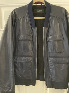 gucci leather jacket ebay