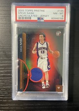 2005-06 Topps Pristine Uncirculated #145 Steve Nash Warm-up /100 PSA 8 Patch