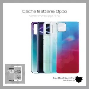 Vitre arrière cache batterie coque arriere couvercle pour Oppo A72 5G logo - Foto 1 di 5