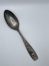 Gorham Silverplate Serving Spoon Royal Monogram 8.5”