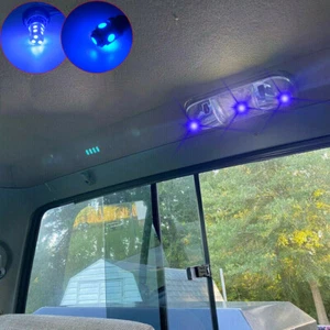 3 X LED Blue Interior Map Dome Light Bulbs for 1989-1991 Ford F150 F250 Bronco - Picture 1 of 3