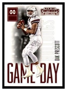 Dak Prescott RC 2016 Panini Contenders Draft Picks Game Day Football Card #25
