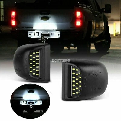 BRIGHT SMD LED License Plate Lights Lamp For 1999-2013 Chevy Silverado Avalanche — 第 1/4 张图片