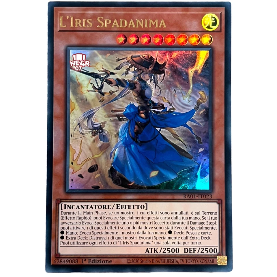 Yu Gi Oh Ita 1ed Ultra Rare Ra01-it023 L'Iris Spadanima - Image 1 of 1