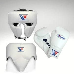 Premium Quality Winning Boxing Sparring Set– Gloves, Head Guard & Groin Protect - Picture 1 of 6