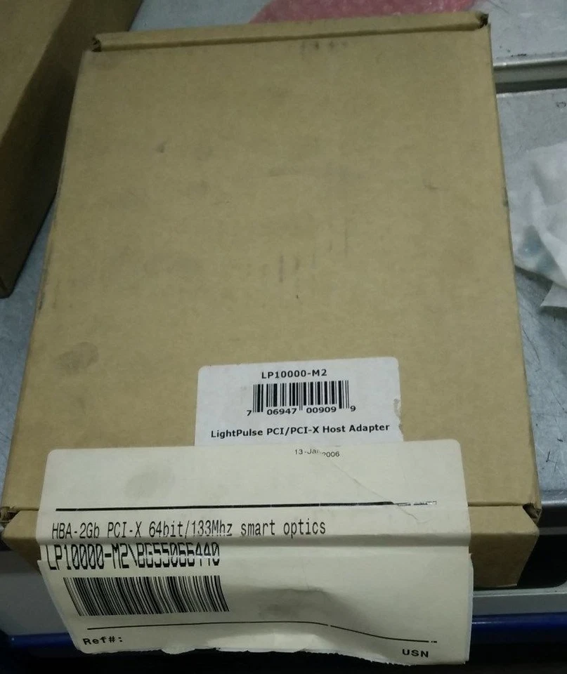 Emulex LightPulse LP10000-M2 2GB Fibre Channel PCI-X 64-Bit 133Mhz Card - NEW! - Image 1 of 1