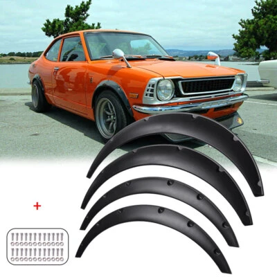 For Toyota Corolla 1974 -997 Fender Flare Extra Wide Body Kit Wheel Arches 4PCS - Image 1 of 4