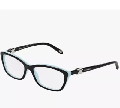 Nuevas gafas TIFFANY & CO. TF 2074 8055 52-16 135 marco negro sobre azul con plata Foto 1 de 4