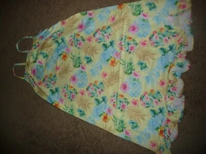 NEW NWT Childrens Place girl size 7/8 sleeveless yellow pineapple nightgown - Picture 1 of 1