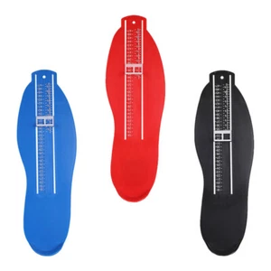3Pcs Adults Kids Foot Measurer Foot Length Measuring Device Shoe Sizer Ruler - Picture 1 of 12