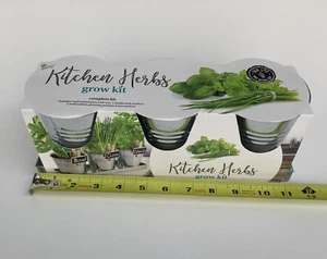 Kitchen Herbs Grow Kit, Buzzy - Basil Chives Cilantro - New Complete Kit - Picture 1 of 3