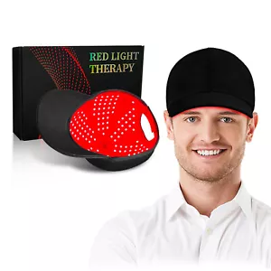 Cappello Terapia Luce Rossa 650nm & 850nm Trattamento Perdita Capelli Tappo Crescita Capelli6 - Foto 1 di 13