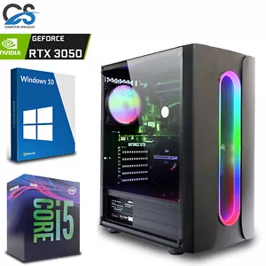 Fast Gaming PC Intel i5 9th Gen 16GB DDR4 1TB + 480GB SSD 8GB RTX 3050 Wins 10 - Picture 1 of 9