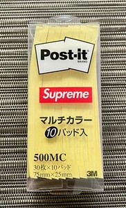 Nuevas Notas Supreme Post-it SS24 2.95 "x .98" Nuevas en Paquete - Imagen 1 de 4