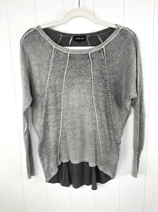 Ronen Chen Grey Batwing Lightweight Sweater Size 1 (S) - Picture 1 of 10