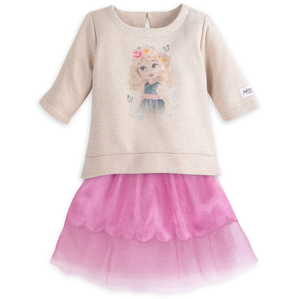 Disney Store Animator's Collection Cinderella Dress Set Girls Skirt Top Sz 9/10 - Image 1 of 1