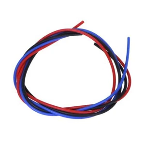 Eagle Modelo Silicon Silver Cord Set/20G Gauge rojo negro azul 40cm cada 2566 - Imagen 1 de 1