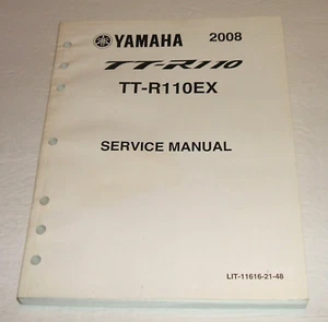 Yamaha Ttr110 manual de servicio arranque eléctrico 2008 2009 Ttr 110e 110 - Imagen 1 de 5