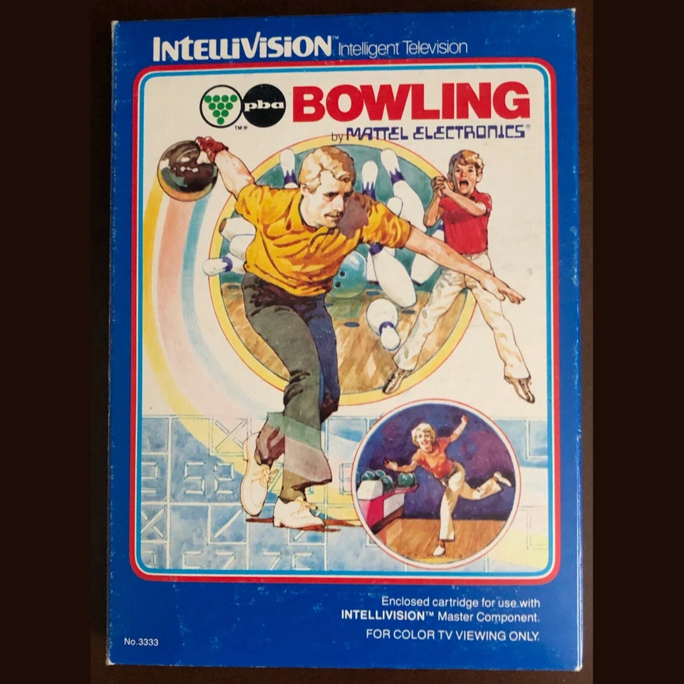 PBA Bowling for Intellivision from Mattel Electronics CIB - Image 1 of 1