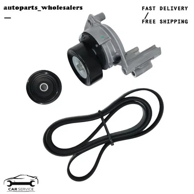 3x Serpentine Belt Drive Component Kit for Toyota Tundra 2000-2006 V8 4.7L GAS - Image 1 of 4