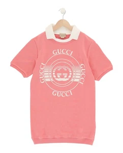 Gucci Girls Logo Print Polo Dress - Picture 1 of 2