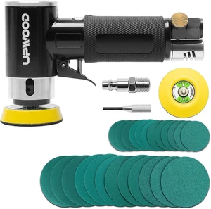 2'' 3'' Mini Orbital Air Sander by , Small Pneumatic Random Orbital Sander Kit  - Picture 1 of 6