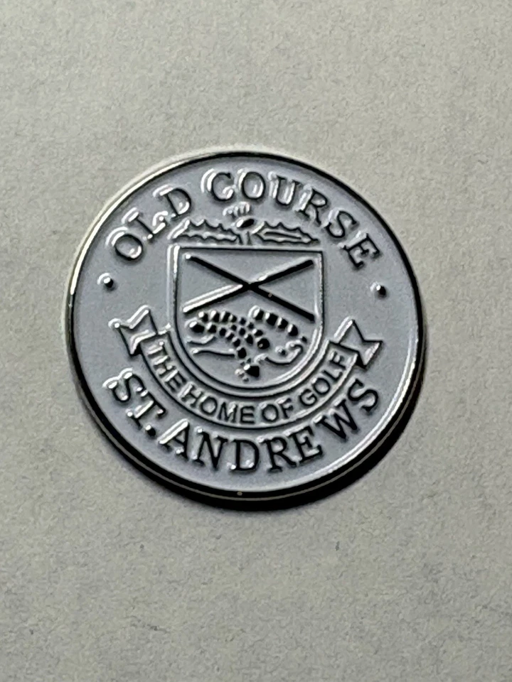 Marcador de golf estilo moneda St. Andrews Old Course 1" - Fife, Escocia - ¡Una belleza! Foto 1 de 1