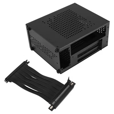 A07  ITX ComputergehäUse GehäUse HTPC Host GehäUse USB3.0 ITX GehäUse mit G7431 - Bild 1 von 4