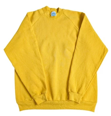 Screen Stars  Yellow Sweatshirt  Size XL Vintage 1990s  New Other  - image 1 of 4