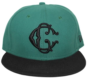 Crooks & Castles New Era Hat Cap Green Black - Size 7 1/4 Vintage Rare - Picture 1 of 11