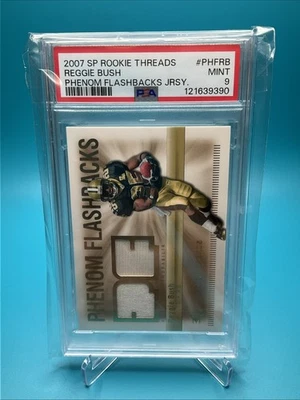 2007 SP Rookie Threads Reggie Bush Phenom Flashbacks Dual Jersey #PHF-RB Saints - Image 1 of 2